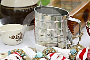 Flour Sifter on Table