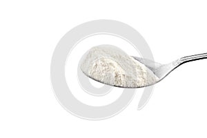 Flour on the spoon