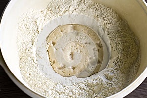 Flour and yeast