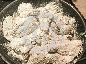 Floured Chicken Wings