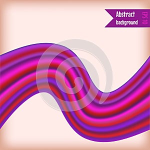 Flow abstract background. Abstract background with colored wave. Vector