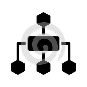 Flow Chart Vector Icon