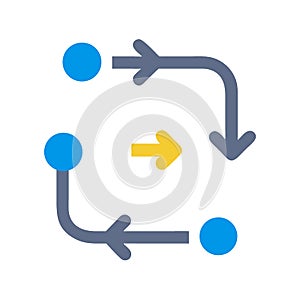 Flow icon photo