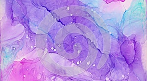 Flow liquid bright watercolor paint splash texture effect illustration for card design, modern banners, ethereal graphic design
