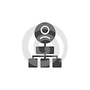 Flowchart Scheme vector icon