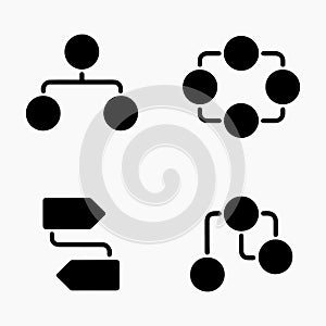 Flowchart Symbols Solid Office Diagram Symbol
