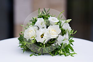 Flower arrangement on a table