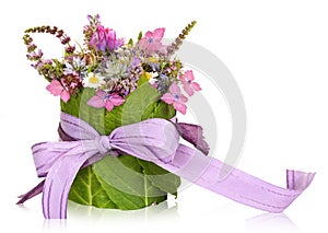 Flower arrangement, table decoration, present