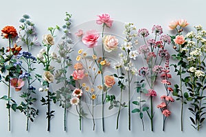 flower art collections at your wall