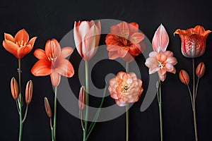 flower art collections at your wall