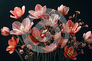 flower art collections at your wall