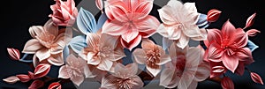 Flower Art Design art of a flower Modern Art Print for Wallpaper Floral fantasy design Waiting for spring