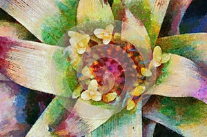 Flower background, Art element. Watercolor.
