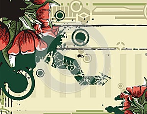 Flower background series