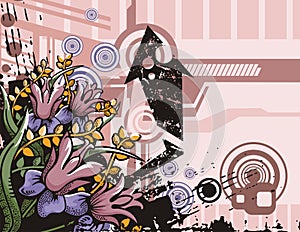 Flower background series