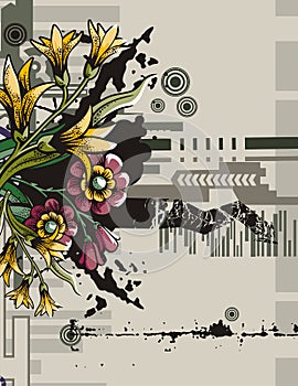 Flower background series