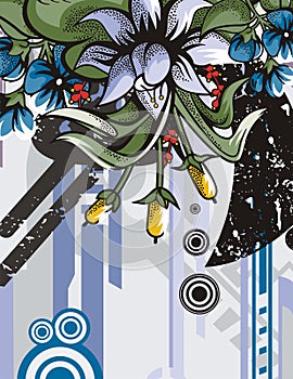 Flower background series