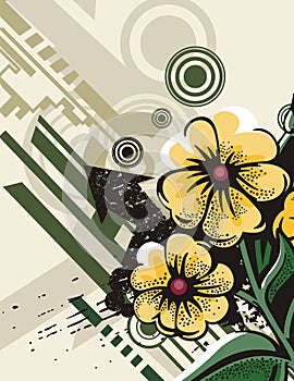 Flower background series