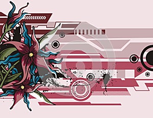 Flower background series