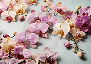 Flower Background - Tranquil Orchid Bloom Elegance