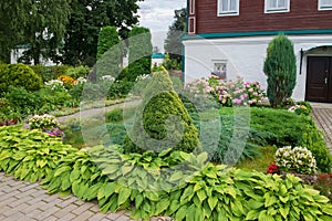 Flower bed near the House of the Mother Superior