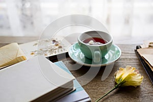 Flower Bloom Relaxation Tea Cup Peaceful photo