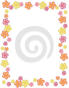 Flower border / frame