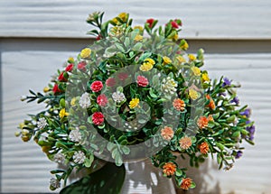 Flower, Bouquet, Vase, Wood - Material, Plant