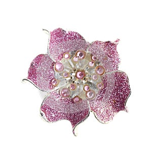 Flower brooches