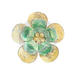 Flower brooches