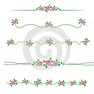 Flower divider photo