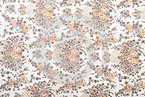 Flower fabric texture