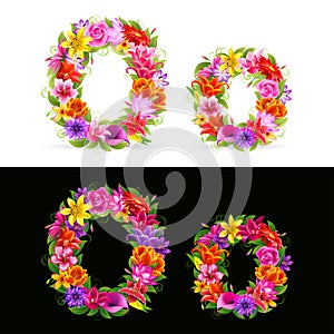 Flower font