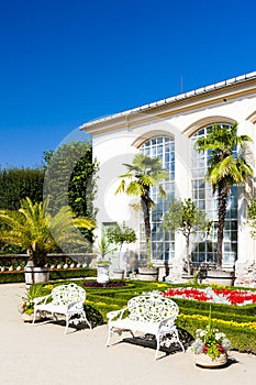 Flower garden of Kromeriz Palace, Czech Republic