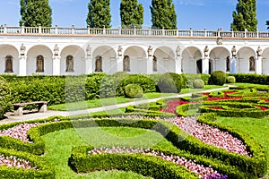 Flower garden of Kromeriz Palace, Czech Republic