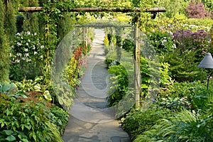 Flower Garden walkway