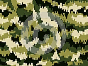 Camouflage Pattern in Parallelogram Style photo