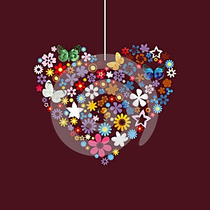 Flower heart