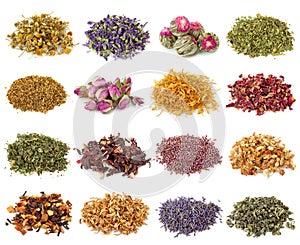 Flower and herbal tea collection