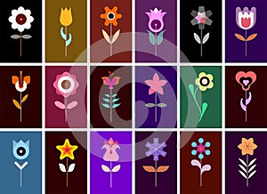 Flower Icon Set