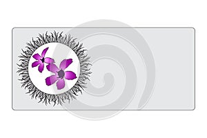 Flower illustration stock illustration and Logo