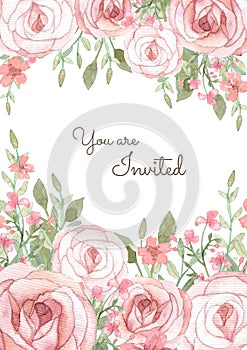 Flower Invitation Card