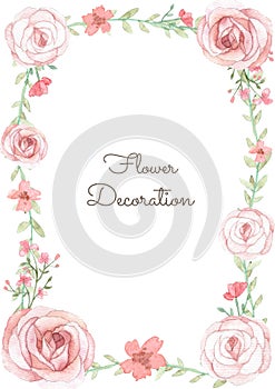 Flower Invitation Card