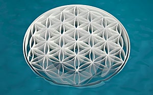 Flower of Life under water