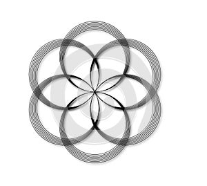 Flower of Life Vector Geometric Art