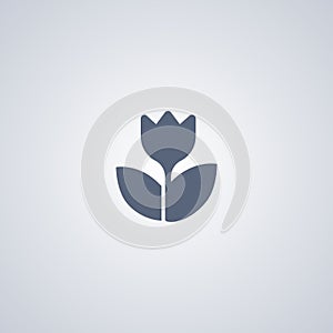 Flower, macro, vector best flat icon