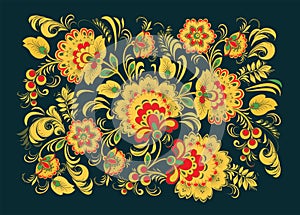 Flower Mandala, ornamental flowers design Vintage decorative elements.