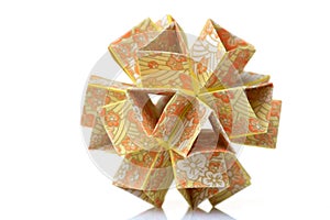 Flower modular origami