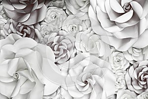 Flower Paper Wedding Backdrop background and Texture.