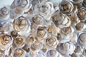 Flower Paper Wedding Backdrop Wall background